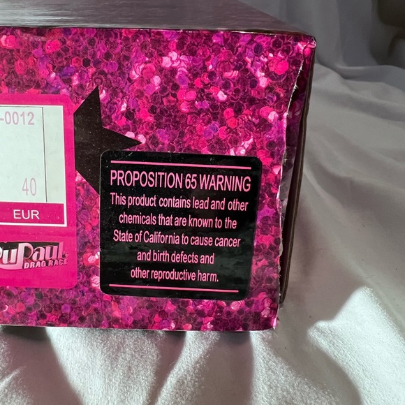 NIB RuPauls Drag Race for Iron Fist Snakeskin Peep Toe Heel | Gradient Heels - Picture 15 of 15